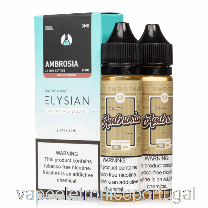 Vape Eletrônico Ambrosia - Elysian Labs E-líquido - 120ml 0mg